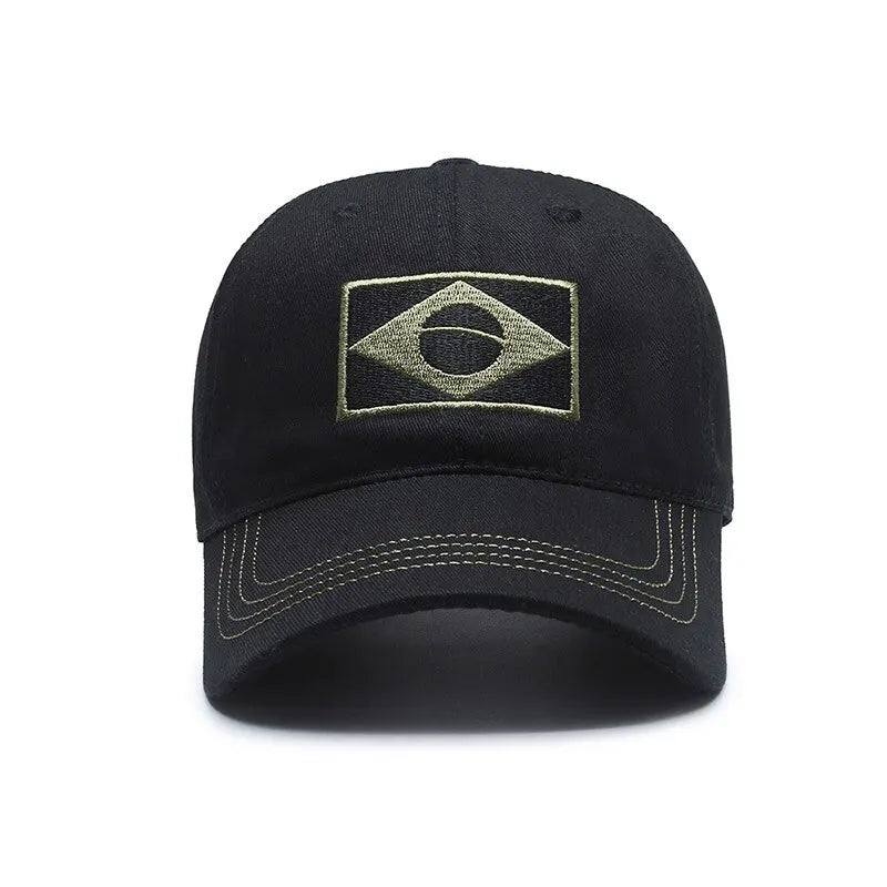 Outdoor Sports Baseball Cap Men'S Camouflage Cap, Middle and Young Men'S Casual Sun Protection Hat Brazilian Hat