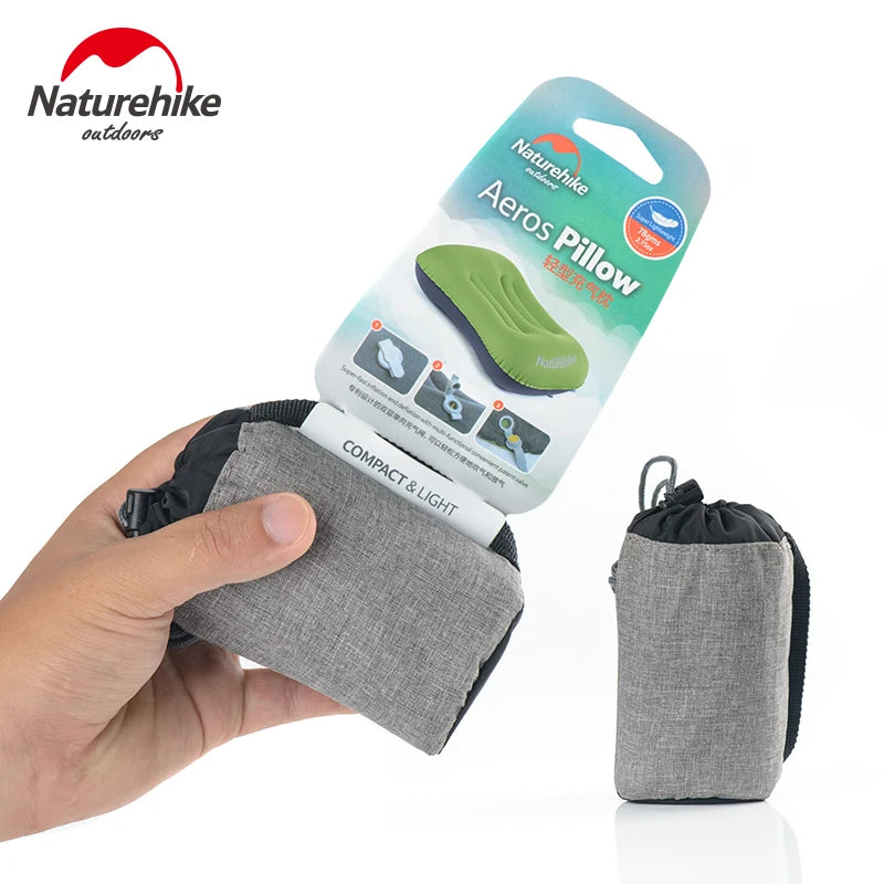 Portable Inflatable Pillow Travel Ultralight Air Pillow Neck Pillow Camping Sleeping Gear Fast Use TPU NH17T013-Z