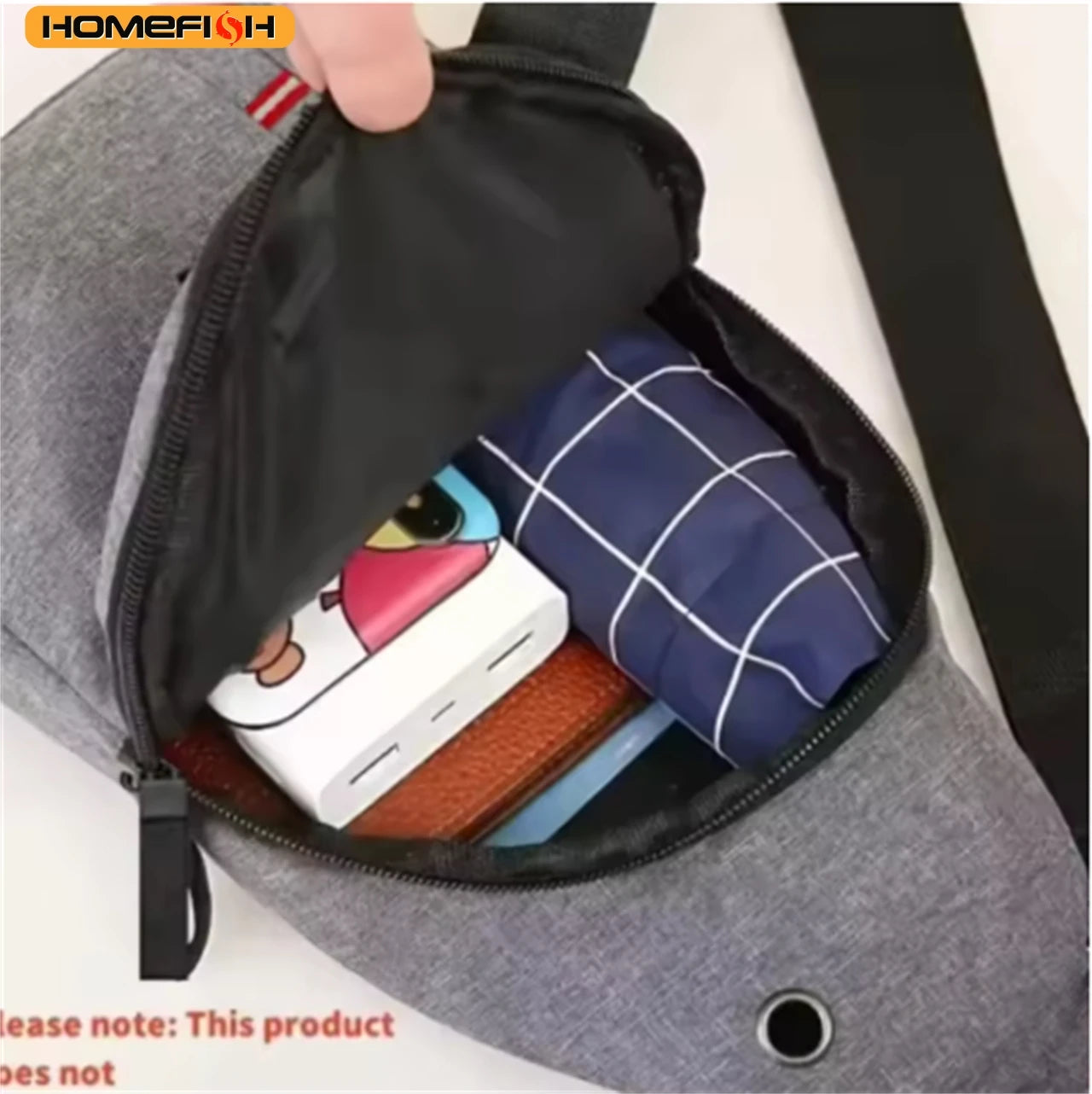 Men'S One Shoulder Crossbody Chest Bag, Large Capacity Fashion Small Shoulder Bag, Outdoor Sports Casual Daypack