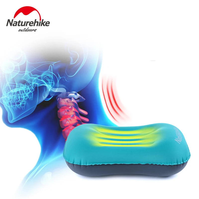 Portable Inflatable Pillow Travel Ultralight Air Pillow Neck Pillow Camping Sleeping Gear Fast Use TPU NH17T013-Z