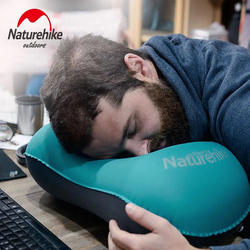 Portable Inflatable Pillow Travel Ultralight Air Pillow Neck Pillow Camping Sleeping Gear Fast Use TPU NH17T013-Z