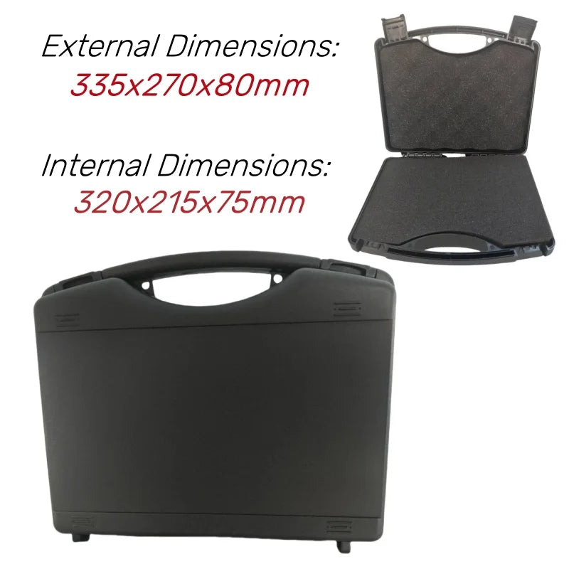 Hardware Multifunctional Toolbox Portable Plastic Instrument Case Notebook Protective Storage Box Outdoor Equipment Tool Case
