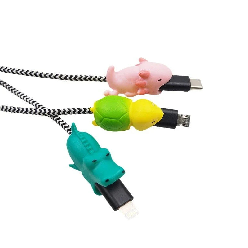 2Pcs/Set Car Data Cable Protection Cover Prevent Breakage and Prevent Detachment Universal Data Cable Stabilizer