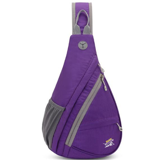 Nylon-Sporttasche für Damen und Herren, Brusttasche, Outdoor-Tasche zum Klettern und Wandern