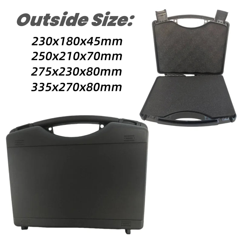Hardware Multifunctional Toolbox Portable Plastic Instrument Case Notebook Protective Storage Box Outdoor Equipment Tool Case