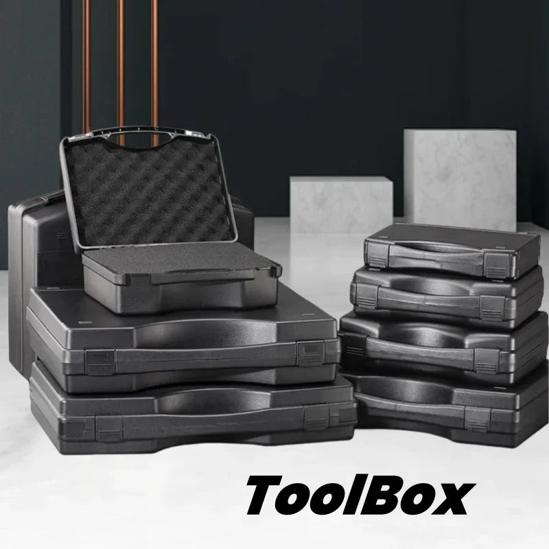 Hardware Multifunctional Toolbox Portable Plastic Instrument Case Notebook Protective Storage Box Outdoor Equipment Tool Case
