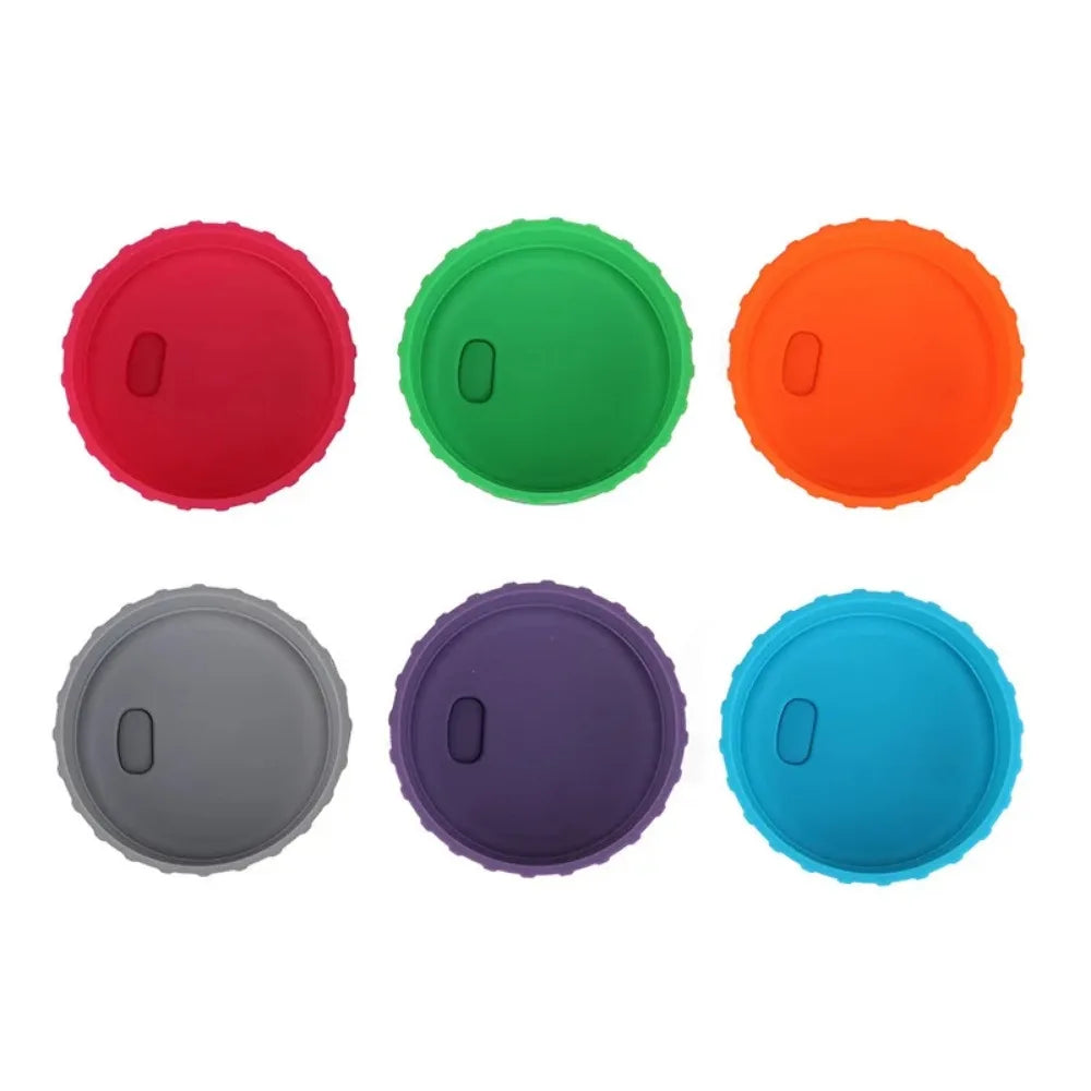 Silicone Soda Can Lid Reusable Can Stopper for Soda Beer Drinks Juice Coke Beverage Fits Standard Cans Protector