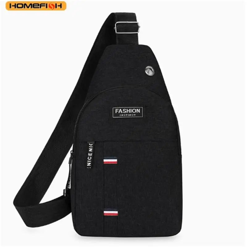 Men'S One Shoulder Crossbody Chest Bag, Large Capacity Fashion Small Shoulder Bag, Outdoor Sports Casual Daypack