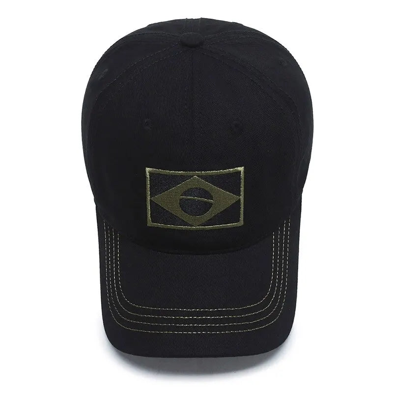 Outdoor Sports Baseball Cap Men'S Camouflage Cap, Middle and Young Men'S Casual Sun Protection Hat Brazilian Hat