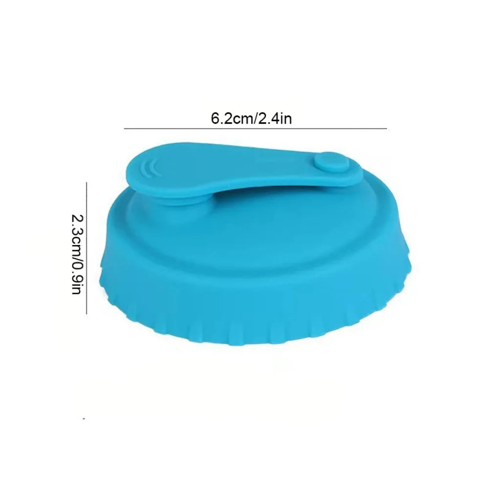 Silicone Soda Can Lid Reusable Can Stopper for Soda Beer Drinks Juice Coke Beverage Fits Standard Cans Protector