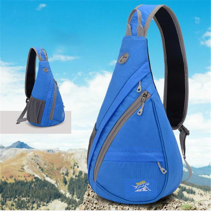 Nylon-Sporttasche für Damen und Herren, Brusttasche, Outdoor-Tasche zum Klettern und Wandern
